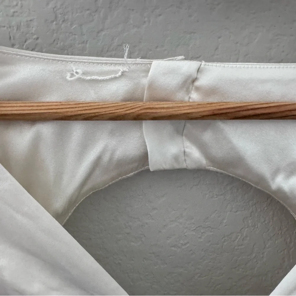 cult gaia XS Ivory Long Sleeve Cutout Maxi Jasmin Dress - Picture 5 of 12